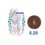 رنگ مو لولیا 5.20 شرابی بادمجانی متوسط Lollia 3D Hair Color