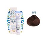 رنگ مو لولیا 5.3 قهوه ای طلایی روشن Lollia 3D Hair Color