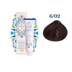 رنگ مو لولیا 6.02 بلوند طبیعی دودی تیره Lollia 3D Hair Color