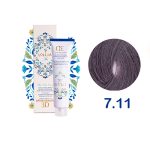 رنگ مو لولیا 7.11 بلوند خاکستری متوسط قوی Lollia 3D Hair Color