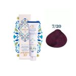 رنگ مو لولیا 7.20 شرابی بادمجانی روشن Lollia 3D Hair Color