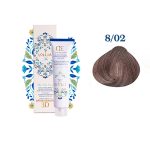 رنگ مو لولیا 8.02 بلوند طبیعی دودی Lollia 3D Hair Color