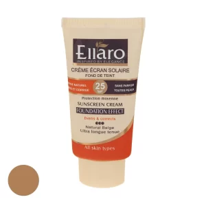 کرم ضد آفتاب الارو رنگ بژ طبیعی مناسب پوست نرمال SPF 25