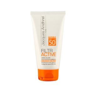 کرم ضد آفتاب بی رنگ ژاک آندرل پاریس SPF 50 مناسب پوست چرب و مستعد آکنه حجم 50 میلی لیتر