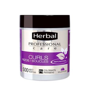 ماسک موهای فر مدل Curls هربال مناسب موی فر حجم 500 میل