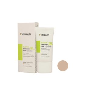 فلوئید ضد آفتاب اکتی ویت SPF50(بژ طبیعی)
