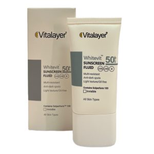 فلوئید ضد آفتاب ضد لک وایت ویت SPF50(بی رنگ)