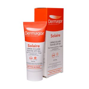 کرم ضد آفتاب رنگی درماگور SPF50