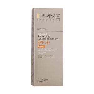کرم ضد آفتاب بدون رنگ پرایم SPF50