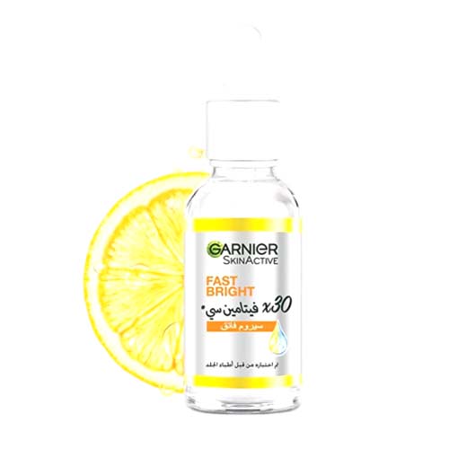 سرم گارنیر Garnier ویتامین سی C مدل Brightening روشن کننده اصل حجم 30 میل