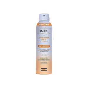اسپری ضدآفتاب بی رنگ ایزدین SPF50 حجم 250 میل