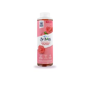 شامپو بدن گل رز و آلوئه ورای سینت ایوز St Ives Rose Water Aloe حجم 473 میلی لیتر