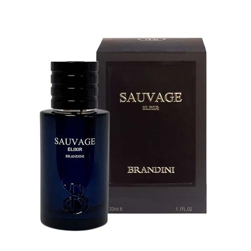 عطر جیبی مردانه برندینی مدل Sauvage Elixir حجم 33 میلی لیتر