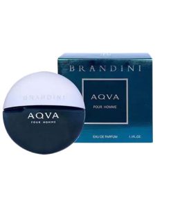 عطر ادوپرفیوم مردانه برندینی مدل Aqva حجم ۳۳ میلی لیتر خنک شیرین