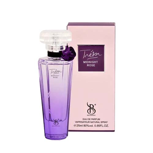 عطر جیبی ترزور میدنایت رز برندینی