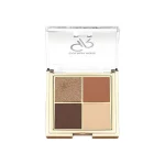 پالت سایه چشم پودری 4 رنگ گلدن رز مدل Quattro شماره 04 رنگ COFFEE DREAM وزن 8.8 گرم