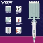 فر کننده مو وی جی آر مدل VGR-597 پنج لول SS - تصویر 4