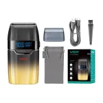 ماشین اصلاح موی صورت وی جی ار مدل V-308 با تیغه تیتانیوم پیشرفته - تصویر 4