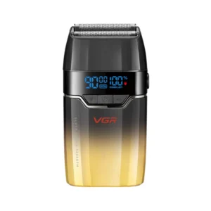 ماشین اصلاح موی صورت وی جی ار مدل V-308 با تیغه تیتانیوم پیشرفته
