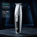 ماشین اصلاح موی سر و صورت وی جی ار مدل V-970 با تیغه استیل ضد زنگ - تصویر 3